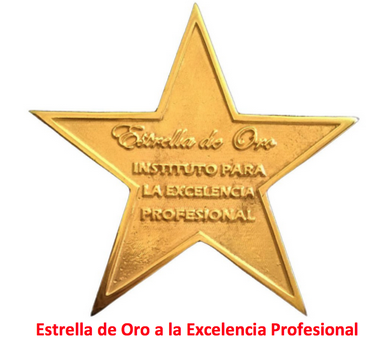ESTRELLA DE ORO A LA EXCELENCIA PROFESIONAL